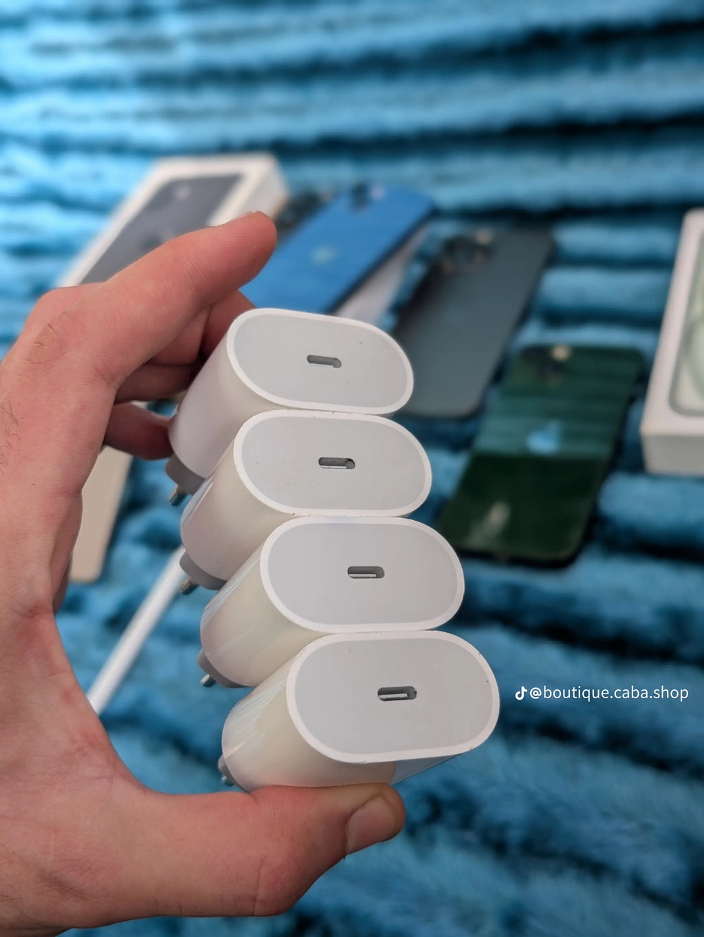 Chargeur Rapide USB-C 20W pour iPhone – Compatible iPhone 16 / 15 / 14 / 13 / 12 – Recharge Sécurisée et Ultra Rapide