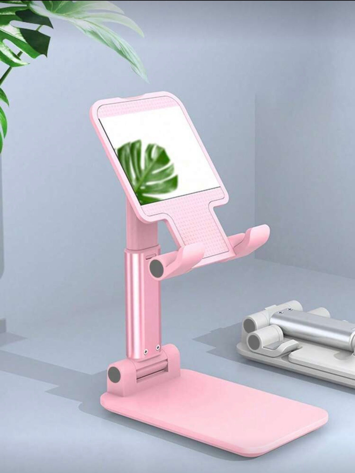 Support Téléphone Pliable Réglable – Compatible iPhone & Android