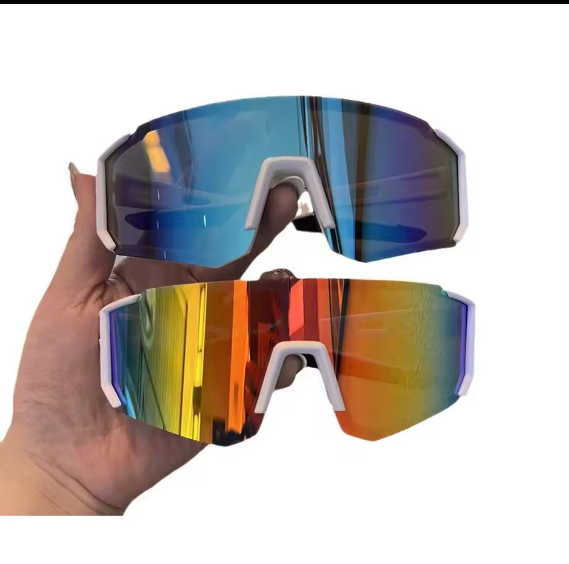 Lunettes de Soleil Sport Futuristes UV400 – Protection et Style