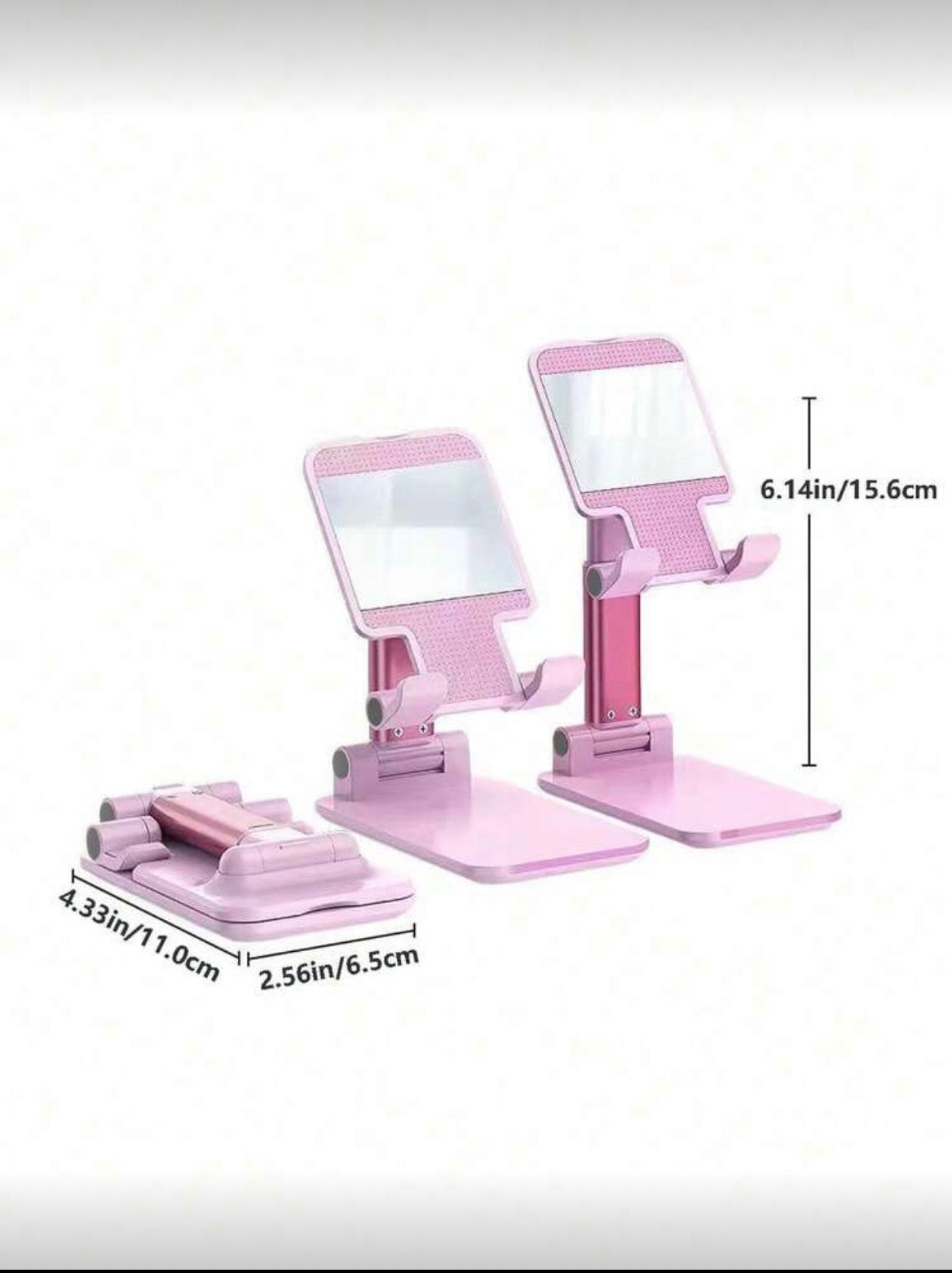 Support Téléphone Pliable Réglable – Compatible iPhone & Android