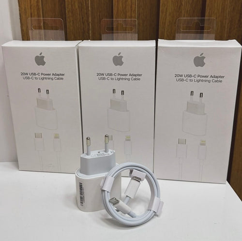 Chargeur Rapide USB-C 20W pour iPhone – Compatible iPhone 16 / 15 / 14 / 13 / 12 – Recharge Sécurisée et Ultra Rapide