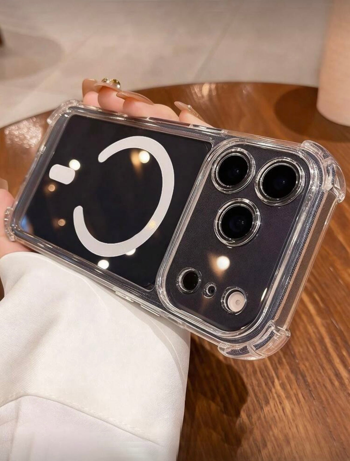 Coque Transparente iPhone 17 Pro Max – Protection Antichoc Premium